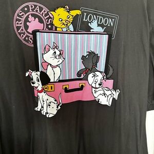Disney Aristocats & 101 Dalmatians Travel Tee. Boxlunch Exclusive